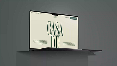 Casa De Padel Web design padel tennis tt espina typography web animation web design website