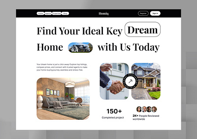 🏡 Where Design Meets Dream Homes figma graphic design real real estate ui ux web design wordpress