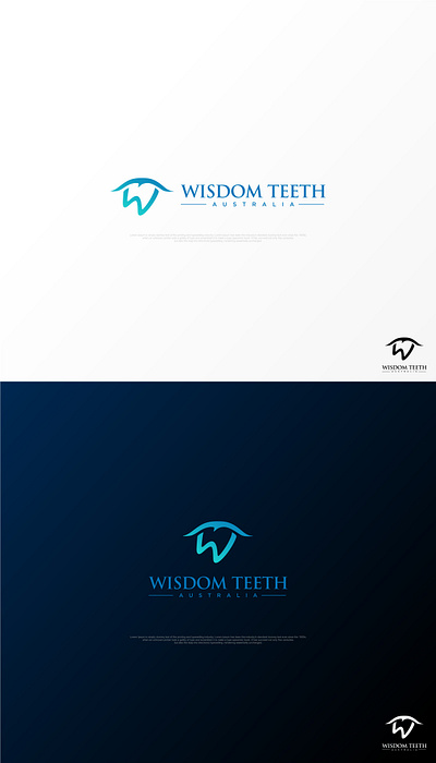 WISDOM TEETH AUSTRALIA logo logo