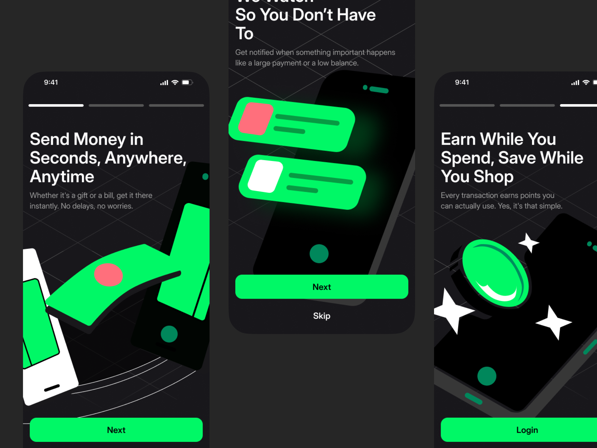 Example of Mobile App Design 10 Pages