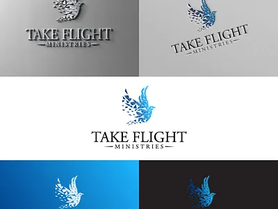 TAKE FLIGHT -MINISTRIES- logo logo