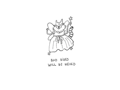Sassy Magic art print comic doodle funny meme merch sarcastic tattoo weird