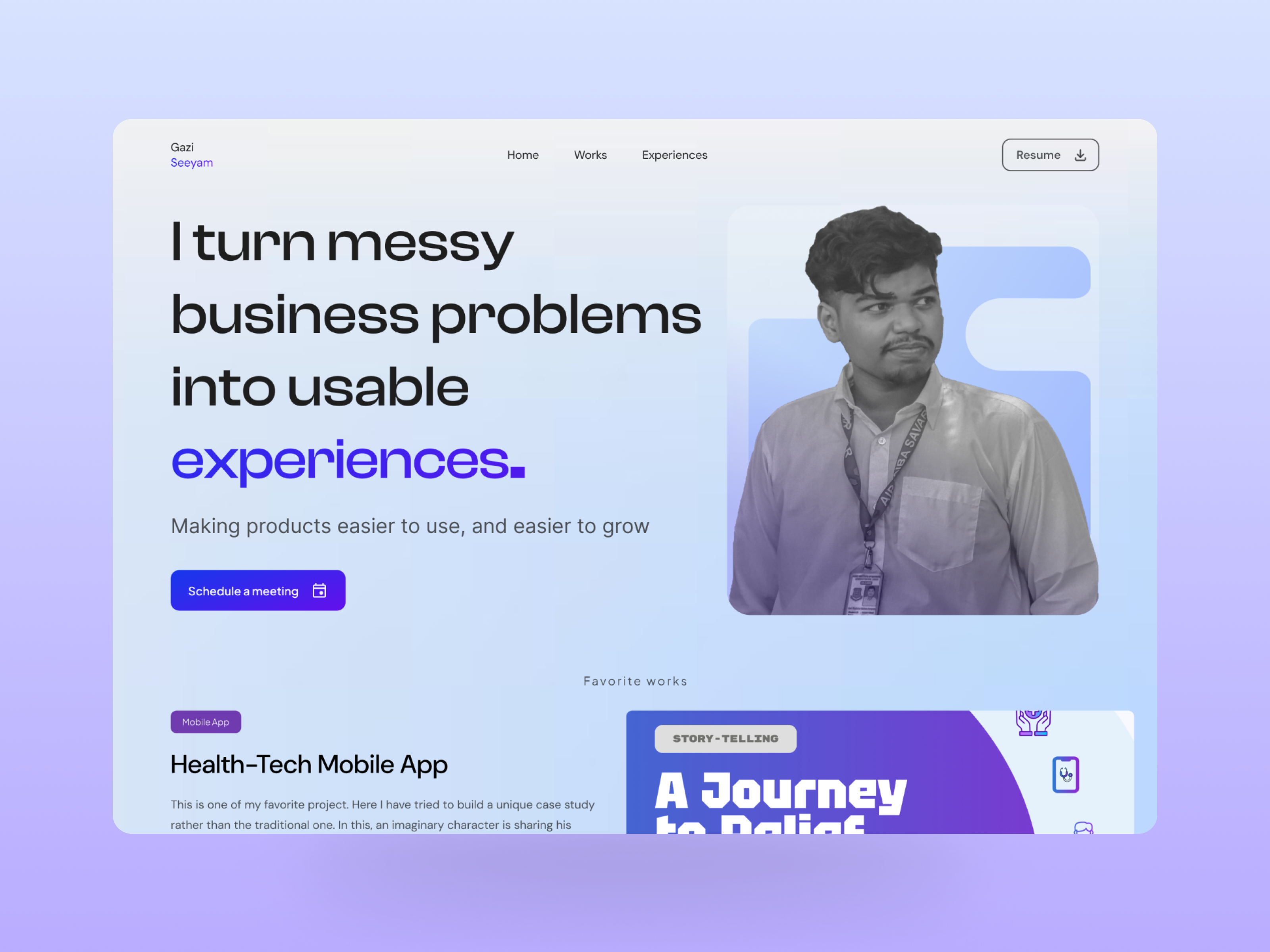 Personal Portofolio Design colorful design colorful portfolio design minimal portfolio personal portfolio personal website portfolio portfolio design portfolio ui productdesign trending ui ux vibe design web design web portfolio website