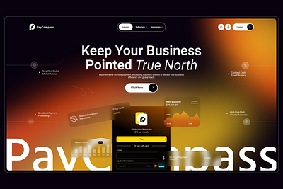 PayCompass branding bussines cryptocurrency finances graphic design lending ui