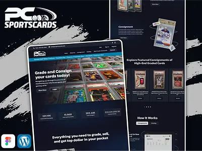 Sports Card Website UI/UX Design & CMS Development cms development collectible website design figma ui design graphic design sports card website design sports web ui sports website design ui ui design ux web design web development web ui design website design wordpress development wordpress website design التصميم الجرافيكي تصميم الموقع تصميم الويب تطوير الموقع