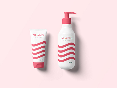 GLANIS – Minimalist Skincare Logo Design beauty brand branding feminine logo graphic design logo logo design minimalist logo skincare logo