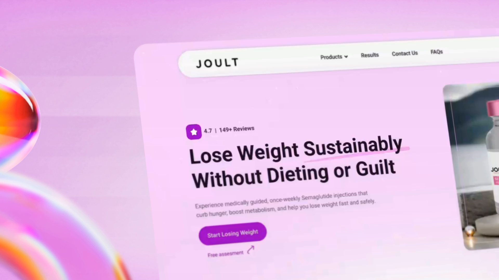 Example of Landing Page Design & Dev
