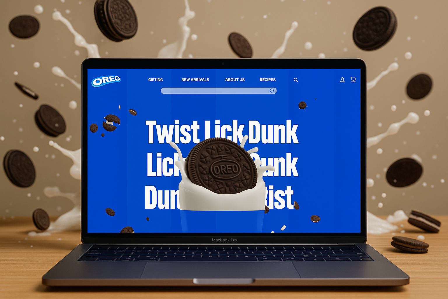 Oreo Website Redesign — Playful, Personalized & Deliciously Mode animation framer interface motion graphics redesign ui uiux ux website