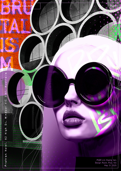 Brutalism. Poster 6 art design digital art digital illustration drawing idea illustration