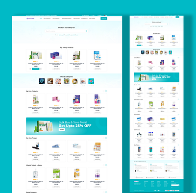 Remedi Me - website 3d animation banner e commerce graphic design medical medical store motion graphics order redesign shop store ui ux website website design