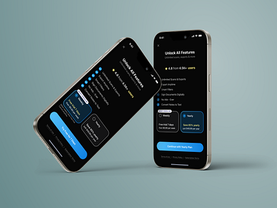 Subscription Offer – ScanGuru App Redesign app dribbble iosdesign mobile app paywall productdesign subscription tech ui ux uxui