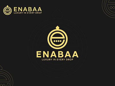 ENABA E Letter Luxury Perfume Brand Logo arabic style logo boutique logo design brand branding creative logo inspiration custom logo design design elegant logo icon logo luxury brand identity luxury logo design luxury scent identity minimalist logo modern perfume logo perfume bottle icon perfume branding premium logo sophisticated logo visual identity design