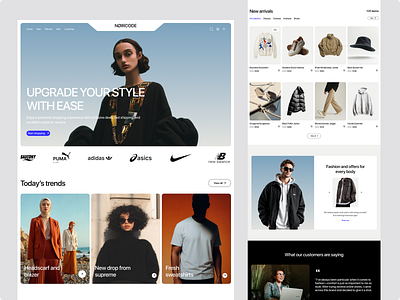 E-commerce Website conceptdesign creativedesign design dribbbleshowcase e commerce ecommerce branding ecommerce mobile app fashion homepage interface landing page marketplace minimalist ui product cart shop shopping app uiuxdesign visual design web design website