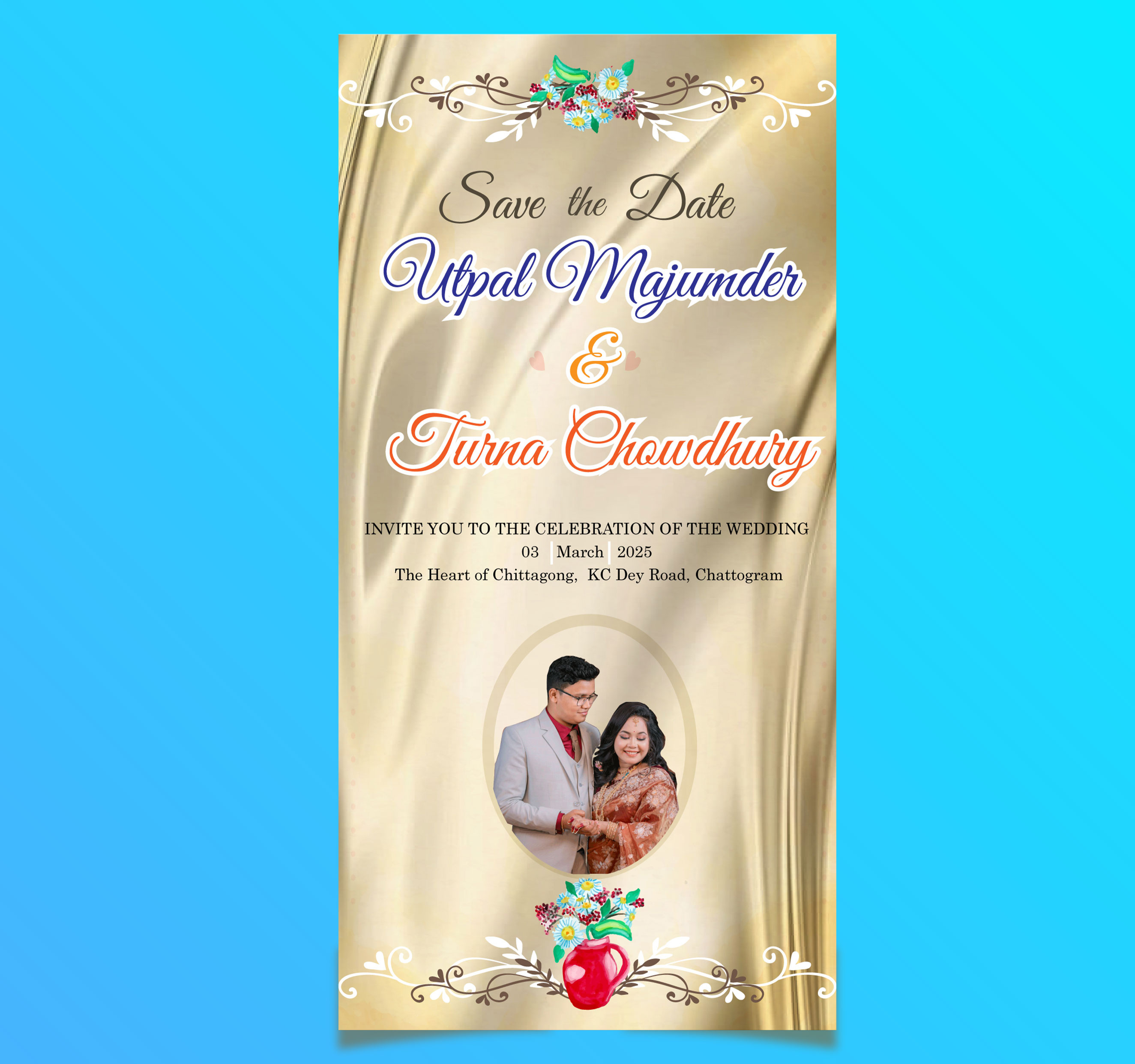 Animated Wedding Invitation Card (Most Popular ) design invitation wedding