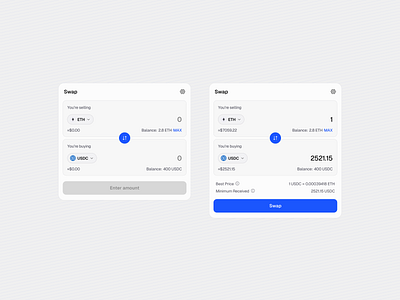 Next-Gen Crypto Swap UI – Sleek, Secure & Seamless! crypto harshadux swap ui token swap ui web3