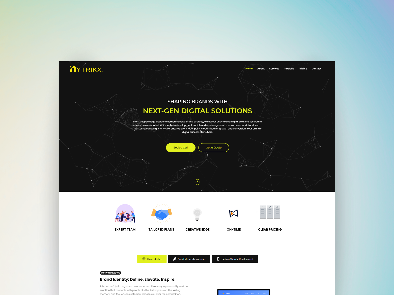 Example service media