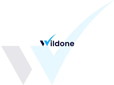 Wildone Logo brand identity branding checkmark checkmark logo logo logo design logo designer modern logo w checkmark logo w logo