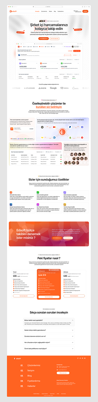 Edsoft - Expense Tracking design ui