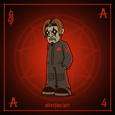 IOWA ERA NUMBER 4 alterfan alterfan art artist branding coverart design illustration logo nu metal slipknot slipknot art slipknot artwork slipknot fanart slipknot iowa