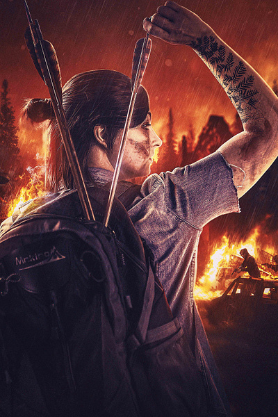 THE LAST OF US animation creative design game graphic design movie poster