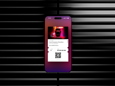 Daily UI 017- Movie ticket app daily 100 challenge daily ui design figma mobile movie purchase reciept ticket ui ux