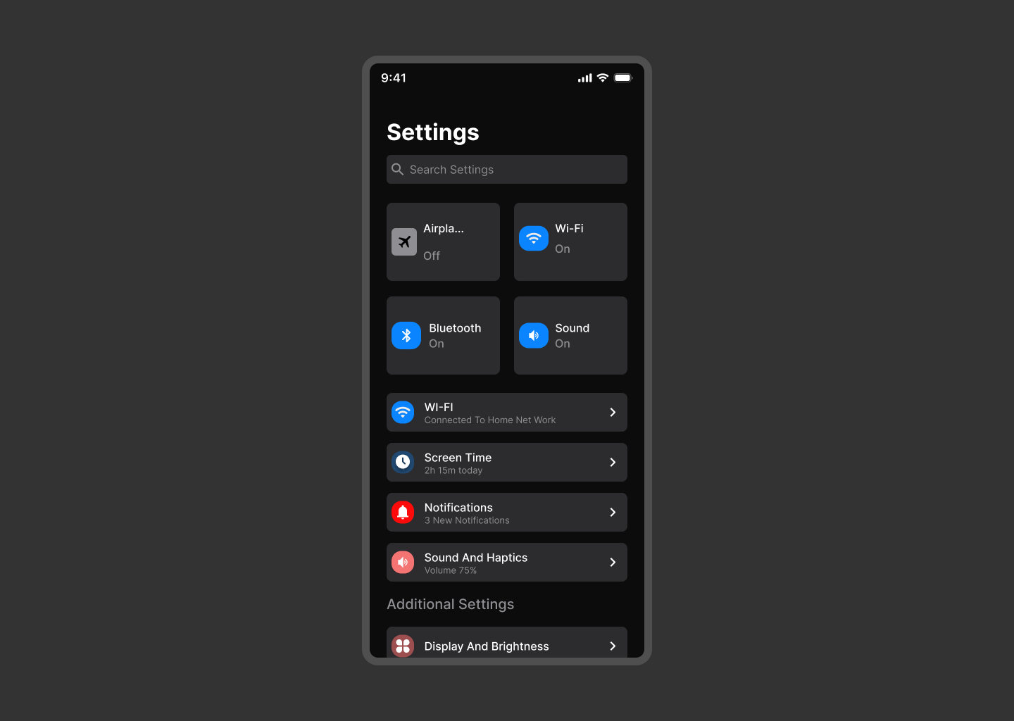 settings page,Daily ui 3d animation app branding design graphic design illustration logo motion graphics typography ui ux