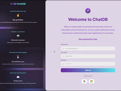 DevOps AI-powered postgreSQL provisioning dashboard workflow ai dashboard ai devops devops postgressql ui uxui devops