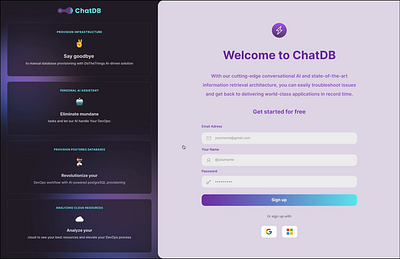 DevOps AI-powered postgreSQL provisioning dashboard workflow ai dashboard ai devops devops postgressql ui uxui devops