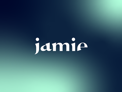 jamie Wordmark Logo Design branding health logo j j logo jamie jamie logo lettermark lettermark logo logo logo concept luxury logo miniamlist logo simple logo timeless logo wordmark wordmark logo