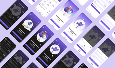 MOBILE APP REDESIGN FOR RAVEN BANK 2025 trends app redesign authentication bank account app bank dashboard banking app branding fintech dashboard fintech mobile illustration login mobile app mobile dashboard money transfer design onboarding screens raven bank trendy app design ui