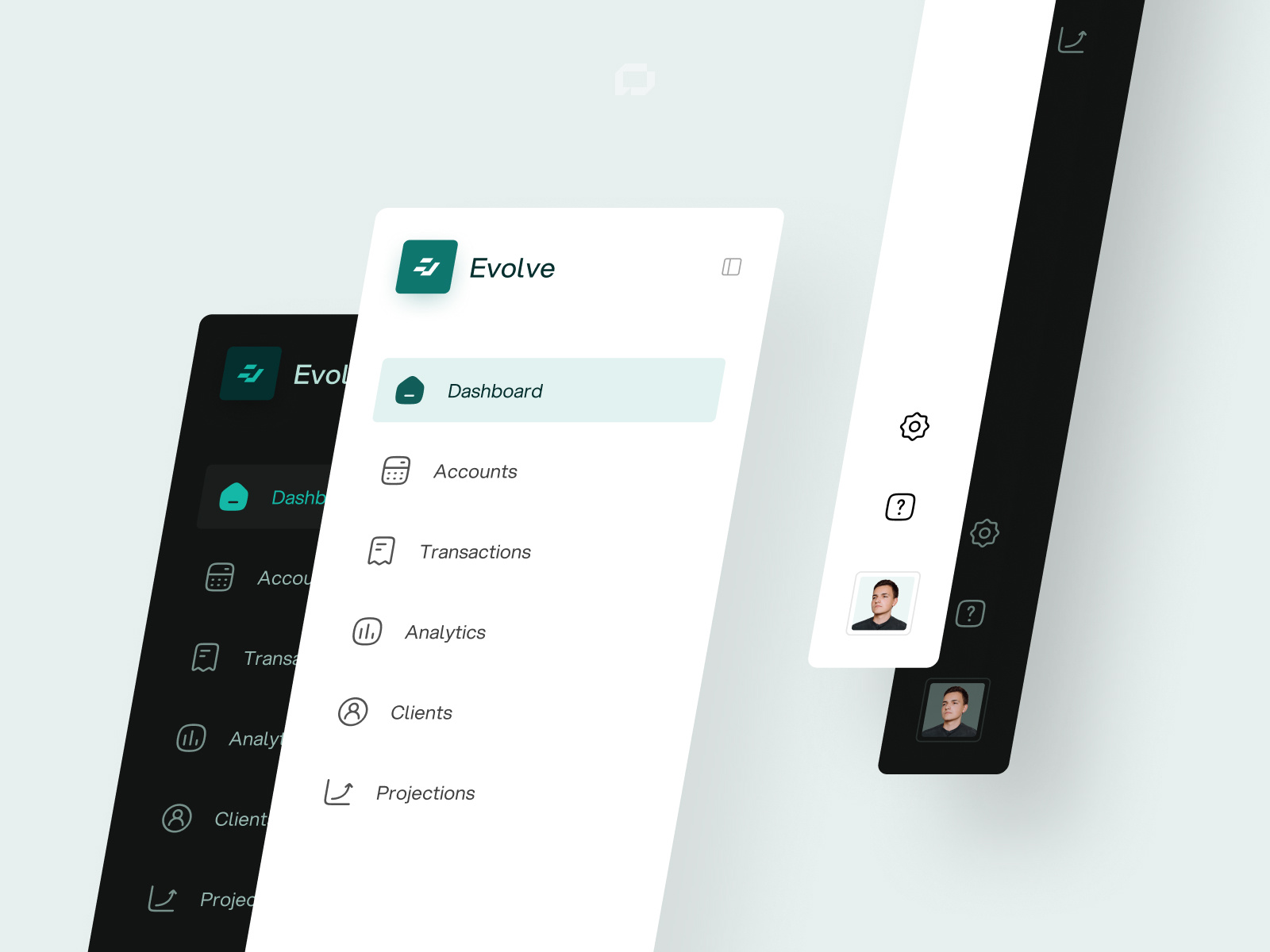 Finance Sidebar Navigation aplication dashboard design finance fintech graphic design minimal modern navbar navigation product design saas sidebar ui uidesign ux uxdesign web webapplication