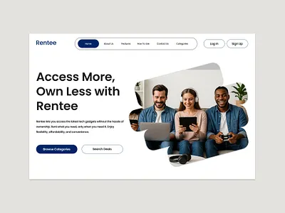 Rentee app art branding design graphic design illustration logo typography ui ux