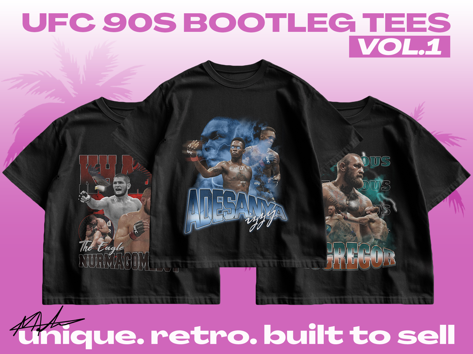 Example of Ufc Bootleg 90s Tees – Custom Designs