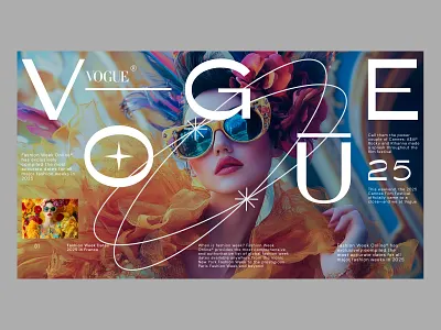 Vogue fashion design fashion graphic design minimalism ui vogue