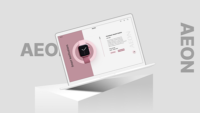 AEON – Smartwatch Product Page UI