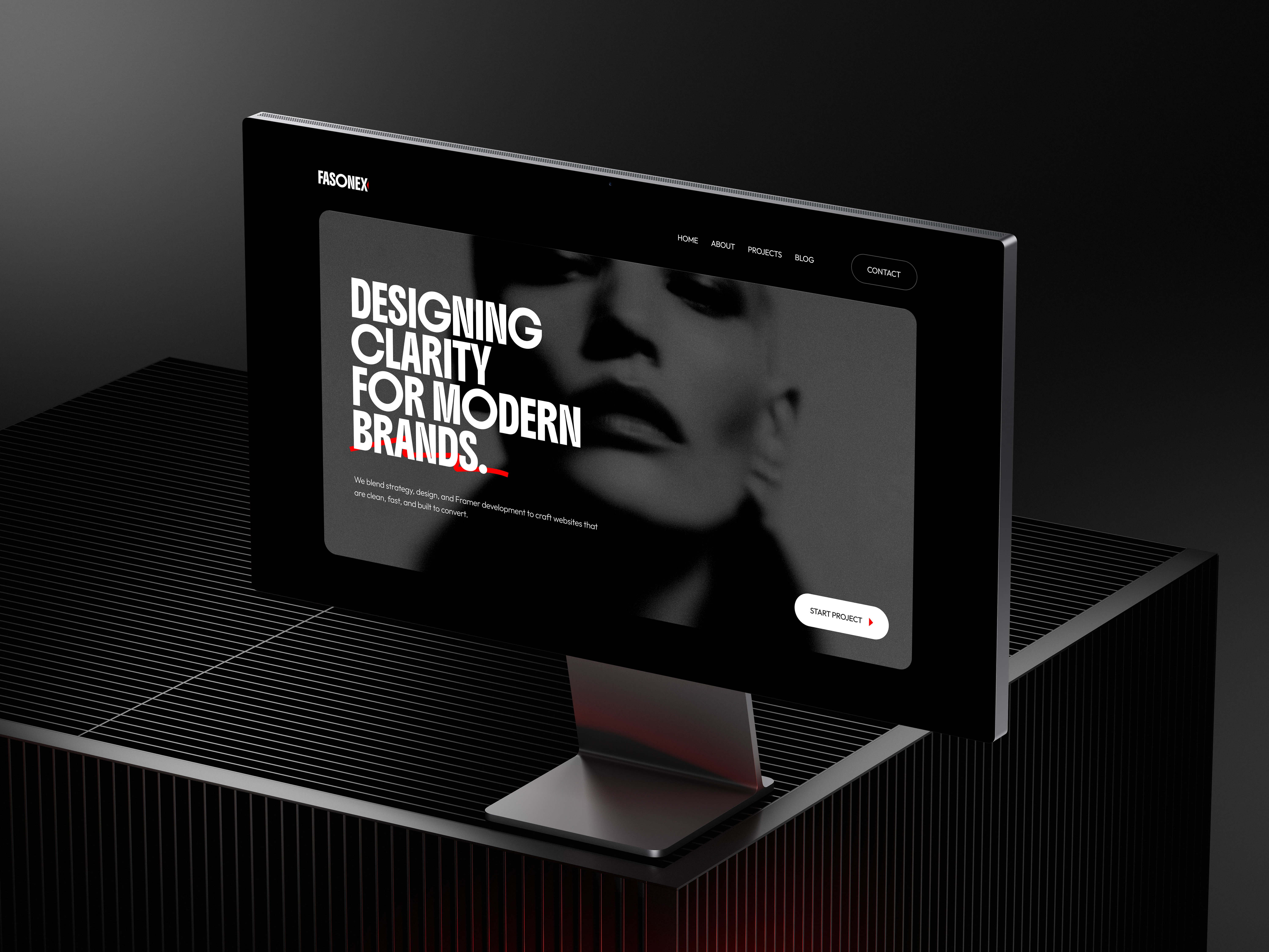 Modern Agency Landing Page agency agency hero section agency landing page agency website creative agency creativeagency digital agency hero hero section landing page minimal modern modern agency modern hero section