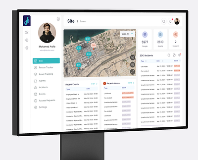Real-Time Person & Asset Tracking UX Case Study case study figma mohamedarafa productdesign realtime tracking ui userexperience uxdesign