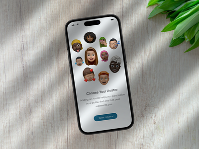 Avatar Screen - Financial Literacy App avatar canada edutech fintech ui