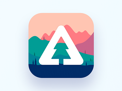 Ansel- iOS App Icon, 2022 alt app app icon icon ios nature