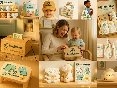FreshNest Branding Concept