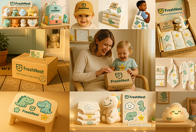 FreshNest Branding Concept