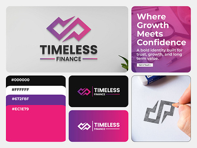 Timeless Finance Logo-Design abstract logo design bold branding presentation brand identity branding branding for startups business branding clean visual identity corporate branding creative agency design dribbble logo inspiration finance logo design financial services logo fintech brand identity graphic design investment logo design logo design modern financial branding strategic logo design visual identity system