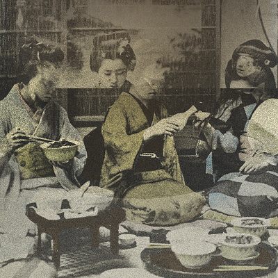 Tea Ceremony ceremony collage geisha japanese nipon omakase sushi tea
