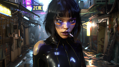 Sci-fi Film Character Design & Storyboard animation art direction blade runner character design game design key art sci fi scifi