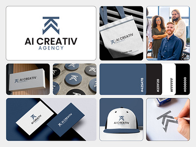 Ai Creativ Agency – Logo & Branding Presentation abstract logo design agency logo design brand design for startups brand identity branding branding for tech agency business branding corporate branding creative agency creative agency branding dribbble logo inspiration elegant brand identity graphic design logo design minimalist logo design modern visual identity monogram logo concept professional logo design visual identity zlite studio