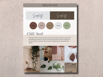 Simplicity Brand Kit Design branding