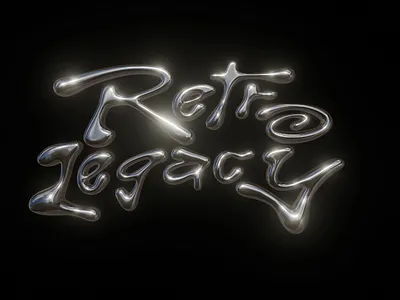 Retro Legacy 3d animation branding graphic design logo motion graphics
