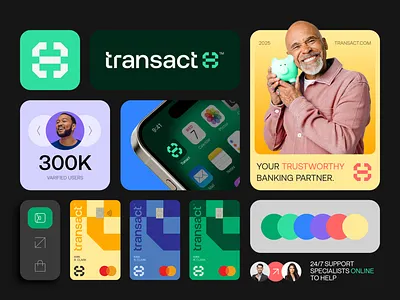 Transact™ - Brand Identity Design for a Futuristic Fintech Brand banking logo blockchain brand guidelines brand identity branding creative logo defi design finance logo fintech fintech logo logo logo designer logo mark logos logotype minimalist logo modern logo tech web3