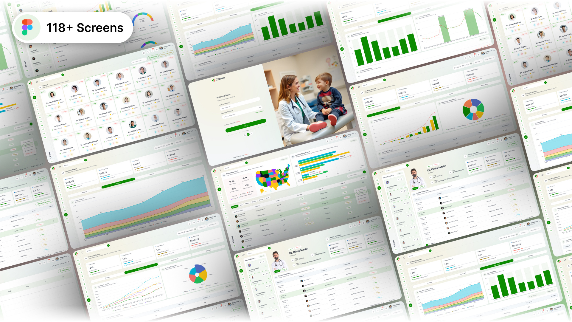 Example of Medical Healthcare Management Dashboard