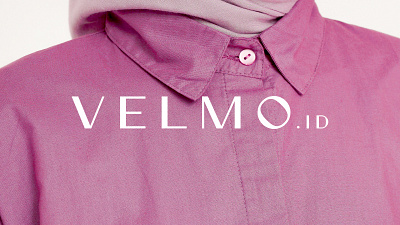 Velmo.id brand identity branding fashion logo logotype